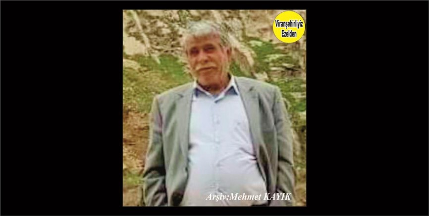 Hemşehrimiz Yakın zamanda Vefat Etmiş, Viranşehir Esnaflık Yapmış, Merhum Mahmut Erçin