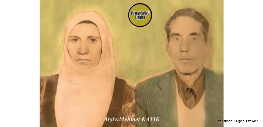 Hemşehrimiz Yıllarca Önce Vefat etmiş, Merhum Mehmet Seyrek ve Eşi Merhume Keziban Seyrek