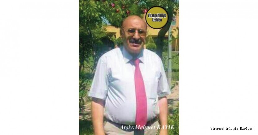 Hemşehrimiz Yıllardan Beridir Viranşehir Belediyesinde Tahsildar olarak Görev yapmış, Mehmet Büyükçepik
