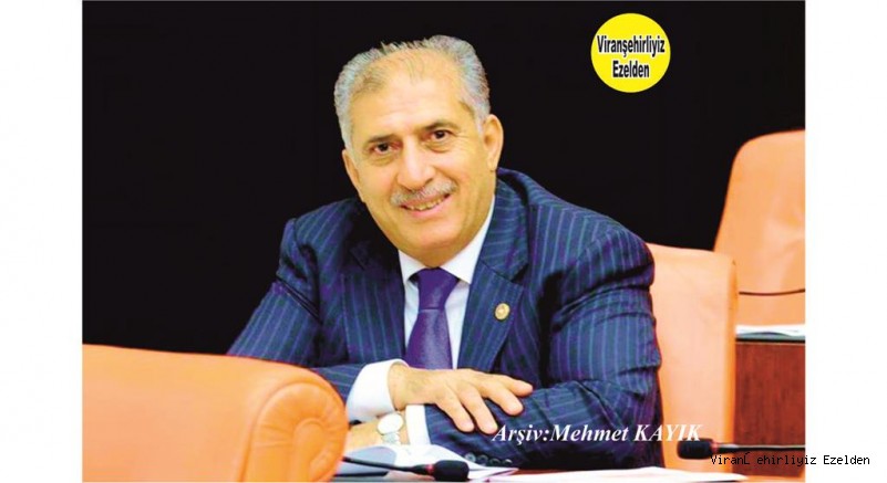 İki Dönem Şanlıurfa Milletvekili olarak Hizmet Etmiş, Sevilen Güzel İnan Eski Milletvekili Mehmet Akyürek