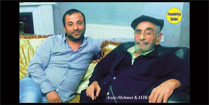 Viranşehir’de Memi Dayı(Xale Memi- Bave Delef) Olarak Tanınan Değerli İnsan Merhum Mehmet Topdal ve Çok Sevdiği Torunlarından Fatih Topdal