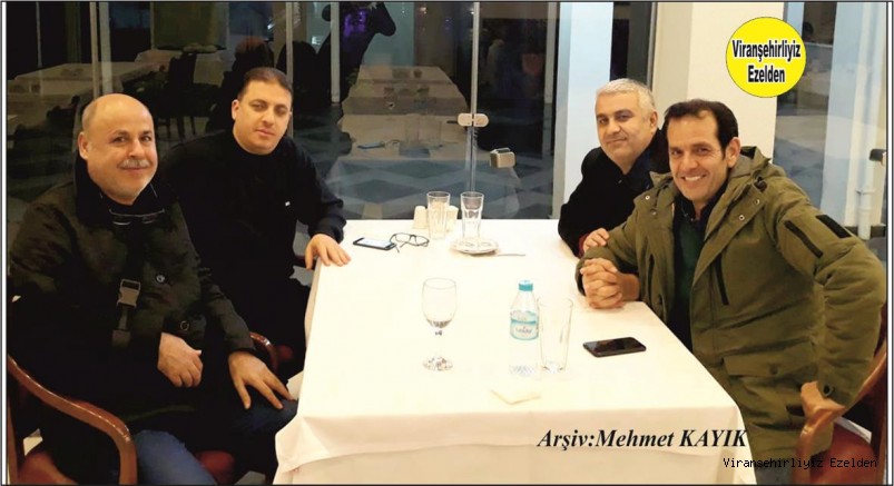 Viranşehir’de Okul Yıllarından Beridir Dostluk, Arkadaşlıkları devam eden, Suphi Öztürk, Erol Akyürek, Recep Özer ve Mehmet Tepret