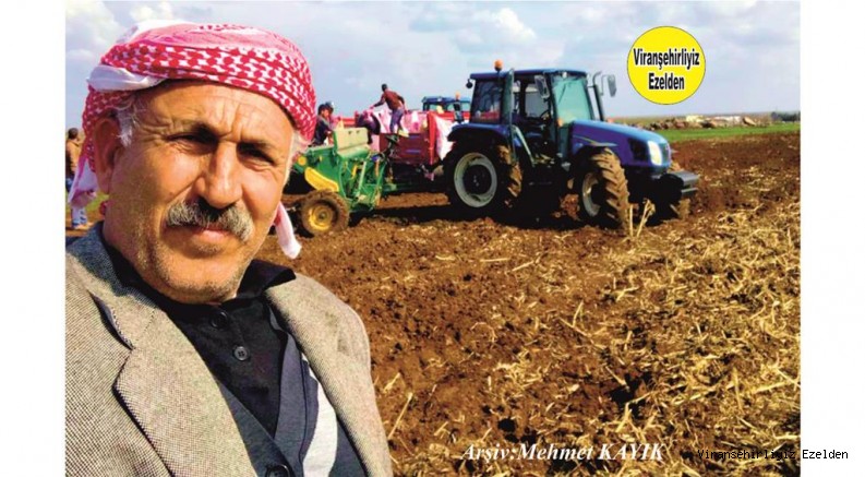 iranşehir’de  Uzun yıllardır Çiftçilik yapan Hasan Çelikli