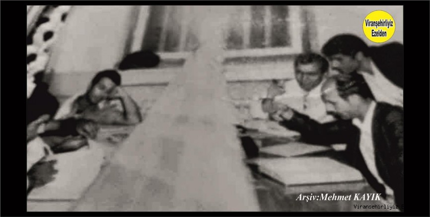 Viranşehir’in 1968 Kuşağı Demokrat Gençlerinden Olan Ali Buran(Ali Burun), Avukat Mehmet Münir Öztürk, Seyfttin Aslandağ ve Merhum Ömer Özsökmenler