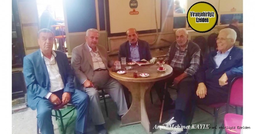 İstanbul Viranşehirliler Derneği Başkan Yardımcısı Hacı Mustafa Akyürek, Orhan Günhan, Felek Taylan, Halil Özkılavuz ve Mehmet Salih Dursun