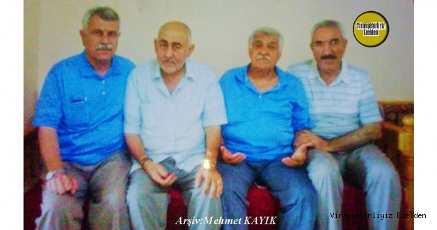İstanbul Viranşehirliler Derneği Başkanı Necati Erol, Emekli Milli Eğitim İlçe Müdürü Ömer Sağır, Kaymakamlık Emekli yazı İşleri Mahmut Eren ve Emekli Öğretmen Salih Nebati