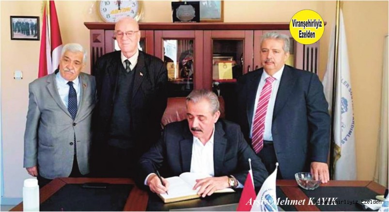 İstanbul Viranşehirliler Derneği Başkanı Necati Erol, hacı Suphi Akışık, Mustafa Akyürek ve Şanlıurfa Eski Milletvekili Zülfikar İzol