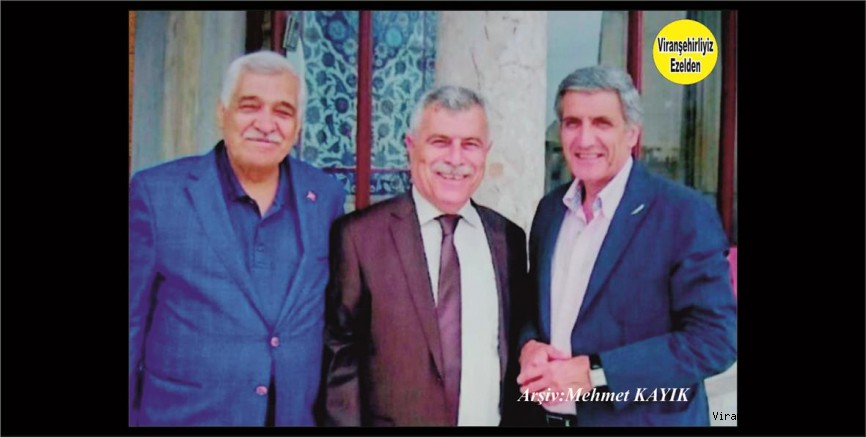  İstanbul Viranşehirliler Derneği Başkanı Necati Erol, Uzman Eğitimci Ömer Sağır ve Arkadaşı