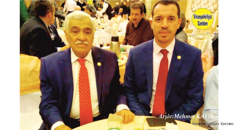 İstanbul Viranşehirliler Derneği Başkanı Necati Erol ve Şanlıurfa Milletvekili Halil Özşavlı