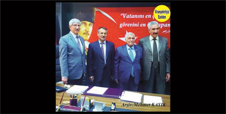 İstanbul Viranşehirliler Derneği Eski Başkanı Merhum Necati Erol, Emekli Okul Müdürü Merhum Rıfat Genç, Kaymakamlık Emekli Yazı İşleri Müdürü Mahmut Eren ve Vakif İlçe Müdürü Mehmet Özbilek