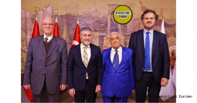 İstanbul Viranşehirliler Derneği Onursal Başkanı Hacı Suphi Akışık, Dernek Başkanı Necati Erol, Yönetim Kurulu Üyesi Ahmet akışık ve Hazine ve Maliye Bakanımız Nureddin Nebati