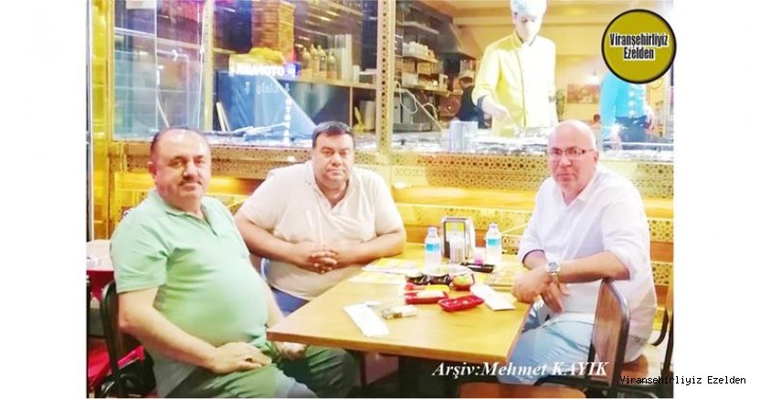  İstanbul Zeytinburnu’nda Özkılavuz Künefe Sarayında Biraraya gelmiş, Osman Özkılavuz, İbrahim Baş ve Mustafa Günhan