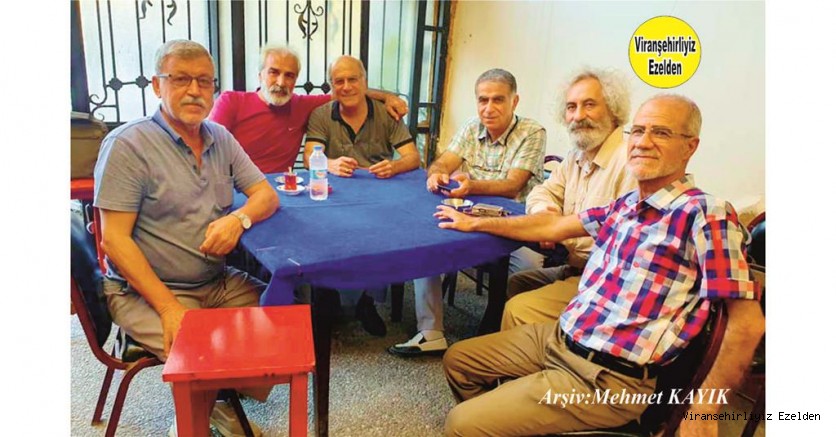 İzmir’de Bir araya gelen,Hüseyin Almaz, Mehmet Küçük Feyzullah Aydın, Mehmet Behlül, Mehmet Pirinç ve Aladdin Gözen