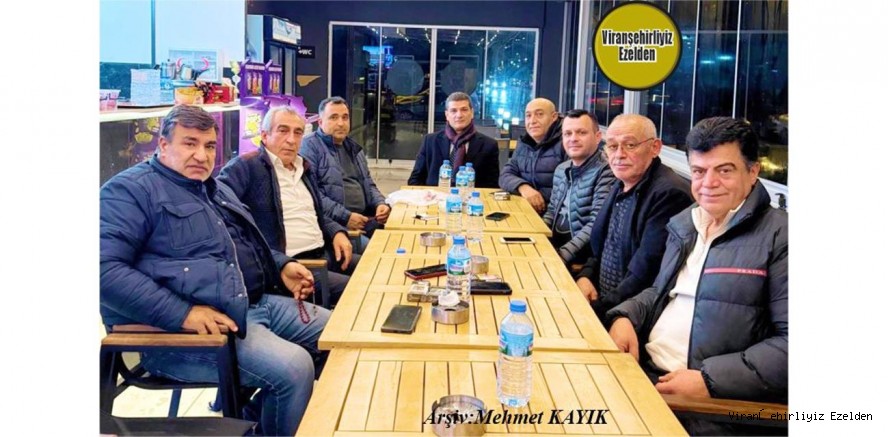 İzmir Ege Viranşehirliler Derneği Başkanı Mesut Özkan, Mehmet İnci, Erol İşcan, Hilmi Uzun, Hüsnü Çakar, Turan Yalçın Çeken