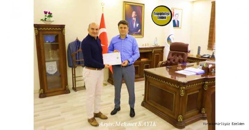 Kaymakamımız Önder Çengel, Viranşehir Devlet Hastanesi Eski Baş Tabibi Dr. Hasan Şık