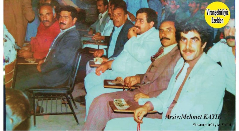 Merhum Bekir Top, Merhum Hamo Şık(Hamo Ağa), Mehmet Şerif Özkan, Abit Bayoğlu, Hadi Kırıcı, Mehmet Güllü, Ahmet Çeken ve Bilal Kudin