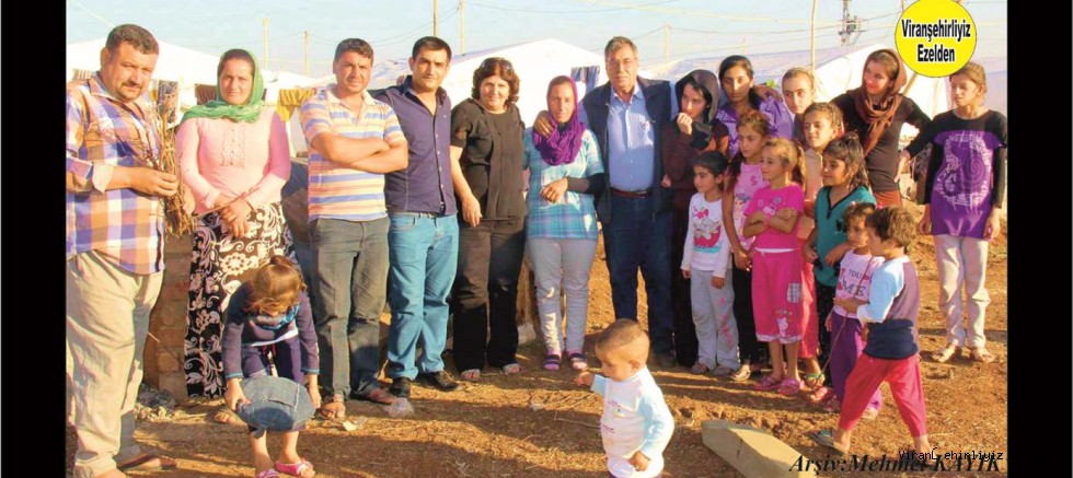 Merhum Usta Gazeteci Eyyüp Seyrek, Mersin Viranşehirliler Derneği Tarafından Şengal’da Zulüm Gören Ezidi Vatandaşlar