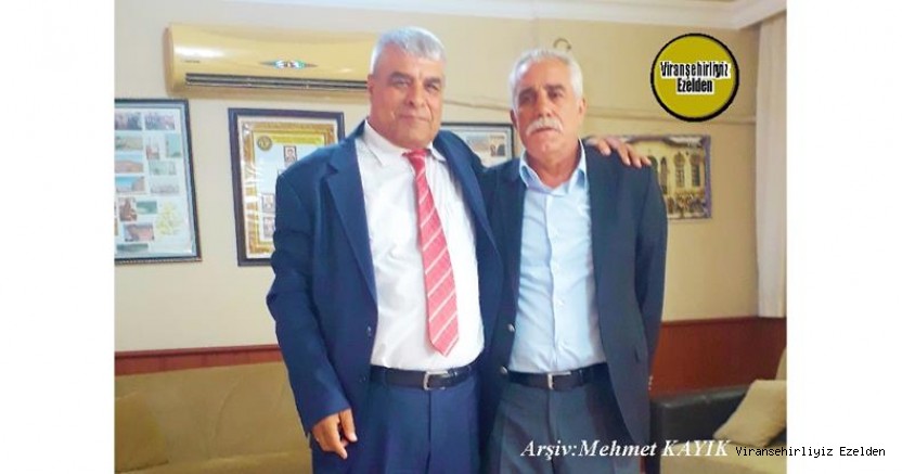 Mersin Viranşehirliler Derneği Başkan Yardımcısı Nuri Öztürk ve Arkadaşı Mehmet Emin Çeken
