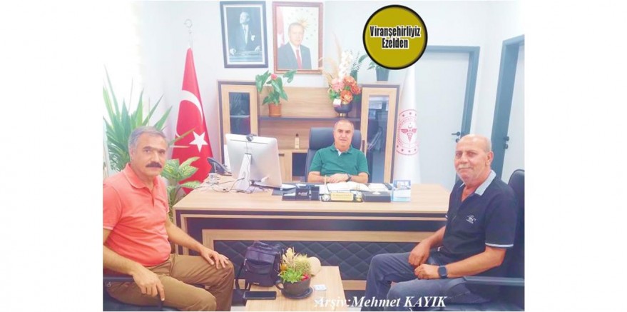 Mersin Yenişehir İlçe Sağlık Müdürü Doktor Mustafa Vurgun ve Misafirleri Hüseyin Yaver ile Sadık Seçer