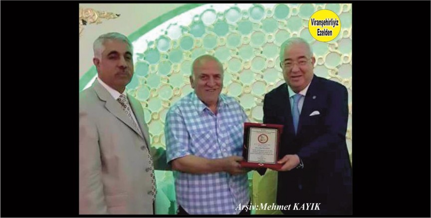 Mesleğinin 40. Yılında Plaket alan Terzi Aslan Boloğur