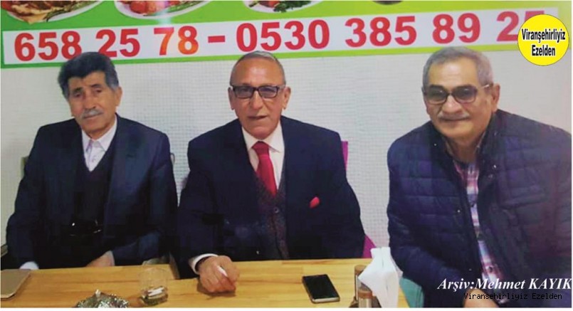 Milli MIllan aşiretler Birliği Genel Başkanı Faruk Keleşabdioğlu, Arkadaşları Mehmet Tatar ve Selahaddin Çakar