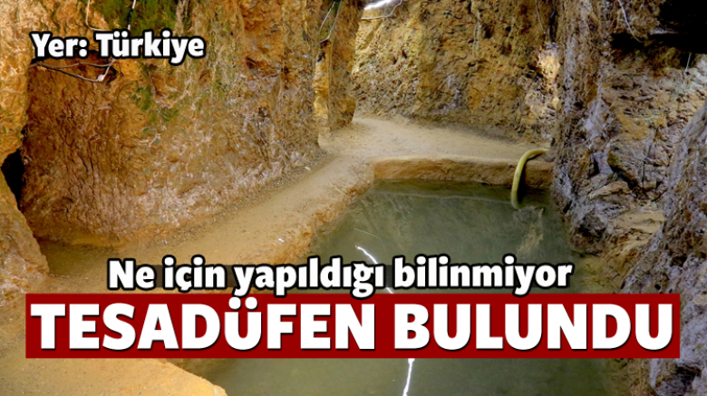 Ne için yapıldığı bilinmiyor! Tesadüfen bulundu