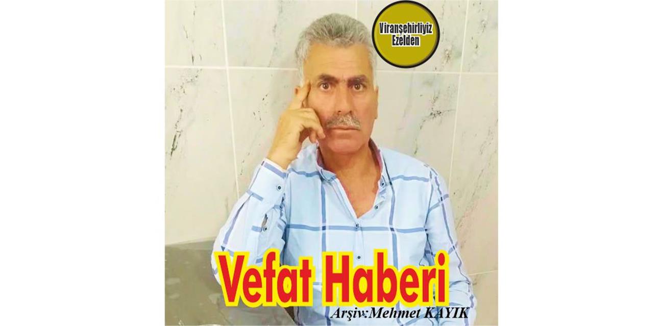 VEFAT HABERİ, .