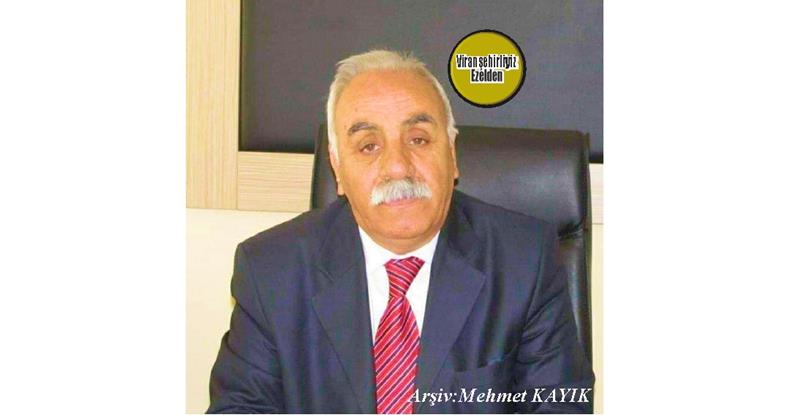 Viranşehir’de Yıllarca Okul Müdürü Olarak Görev Yapmış, Merhum Seydi Sürücü