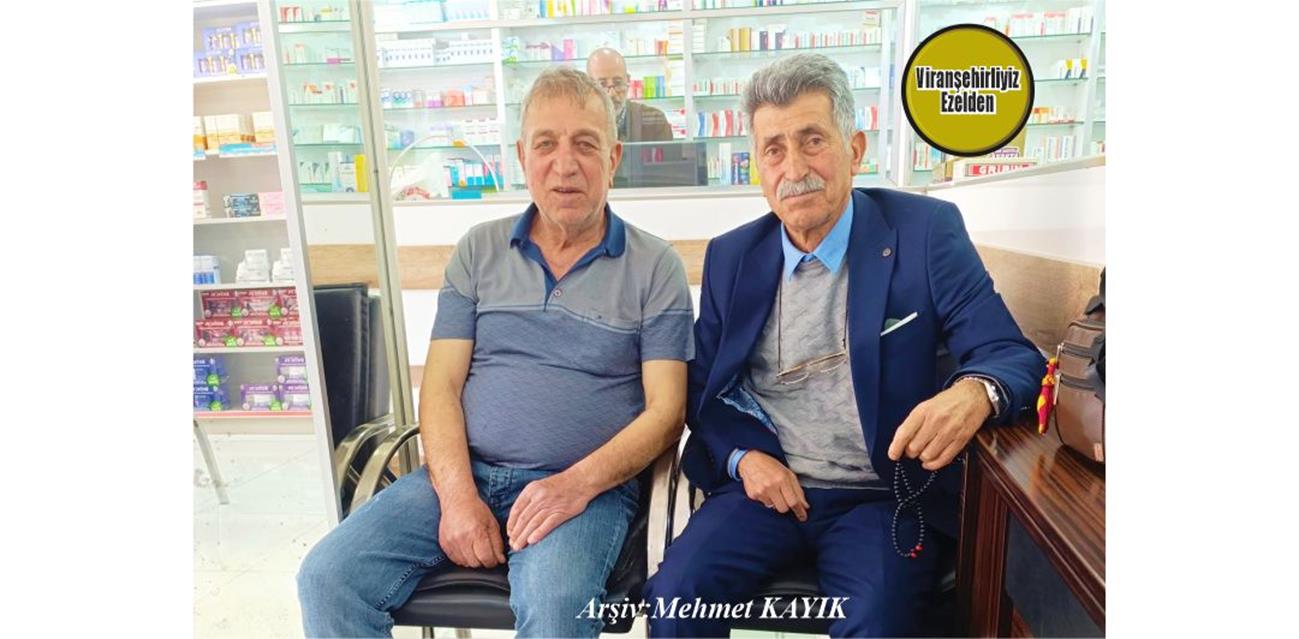 Viranşehirspor Amatör Futbol Takımını Şampiyon Yapmış, Sevilen Teknik Direktör Ali Özgögerçin(Ali Hoca) ve Arkadaşı Mehmet Tatar