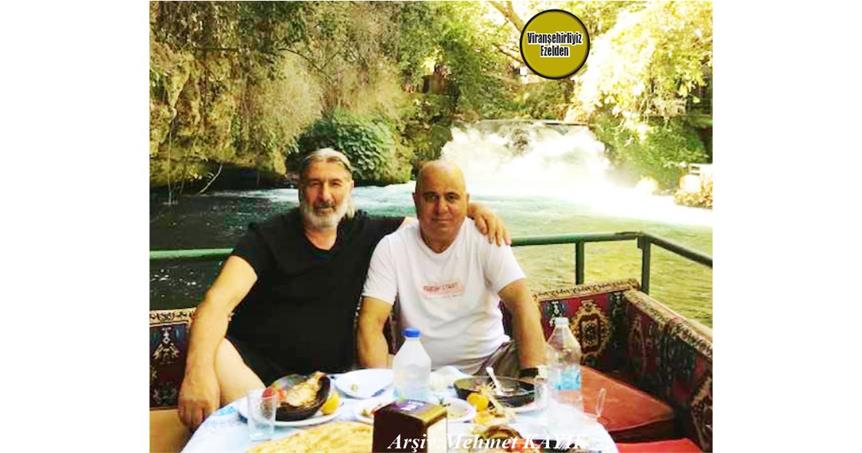 Viranşehir Bayiiler ve Bakkallar Odası Başkanı Eyyüp Kuranlıoğlu ve Arkadaşı Yeşilçam Film Yönetmeni Esat Şekeroğlu