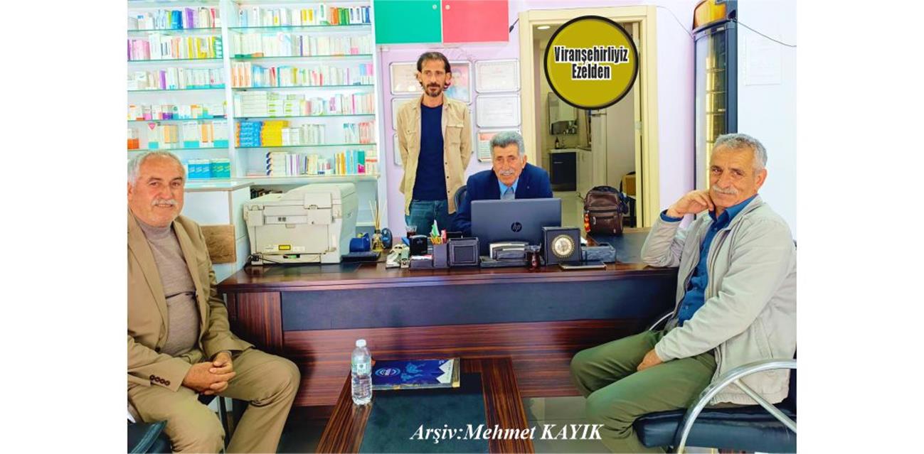 Viranşehir Dörtyol Eczanesinden Bir Araya Gelen, Mehmet Tatar, Kardeşleri, Hacı Hüseyin Tatar ve Adnan Tatar