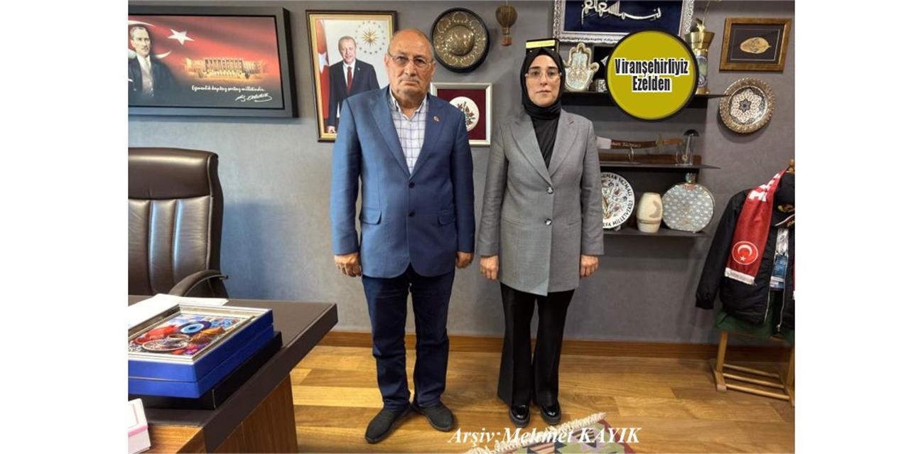 Viranşehir Gögerli Köyü Muhtarı İsa Dağdeviran ve Şanlıurfa Milletvekili  Asuman Cevahir Yazmacı