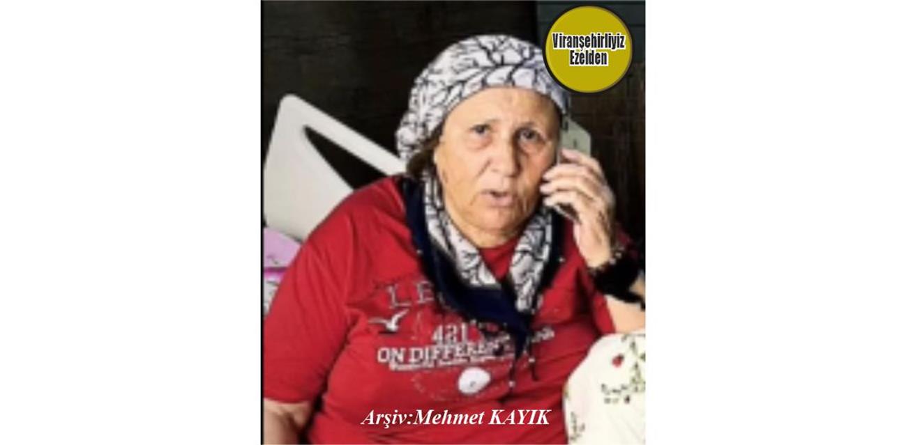 Yakın zamanda Vefat Etmiş, Değerli Annelerimizden Olan, Merhume Şemse Ördek