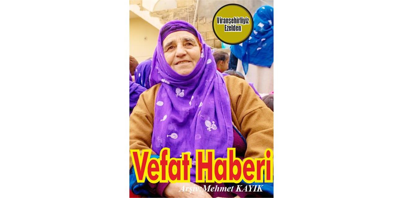 Hacı Zerga Bozkurt Viranşehir’de Vefat etmiştir.