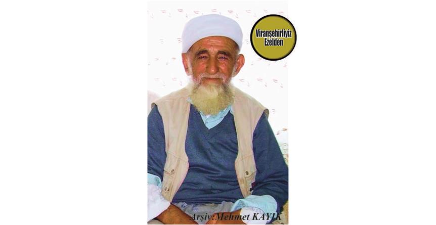 Viranşehir’de Yakın zamanda Vefat Etmiş, Merhum Hacı Ahmet Çalışkan(Abdiyo)