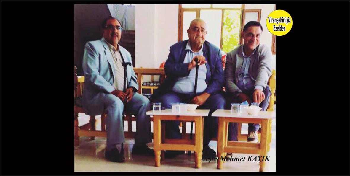 Viranşehir’de Keko Dayı Olarak Tanınan, Merhum Abdulkadir Bayoğlu, Merhum Rağıp Burç ve Fethi Tek,