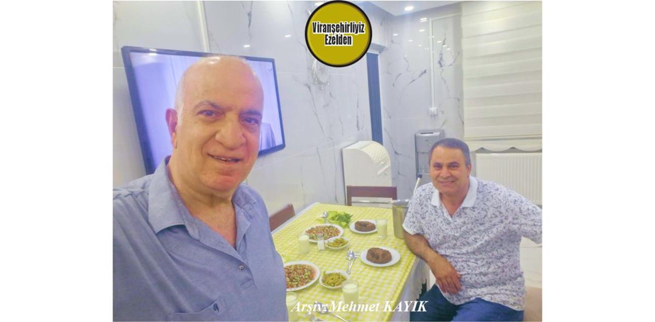 Viranşehir’de Giyim Sektöründe Esnaflık Yapmış, İlhan Yılnur ve Misafiri Muzaffer İnci
