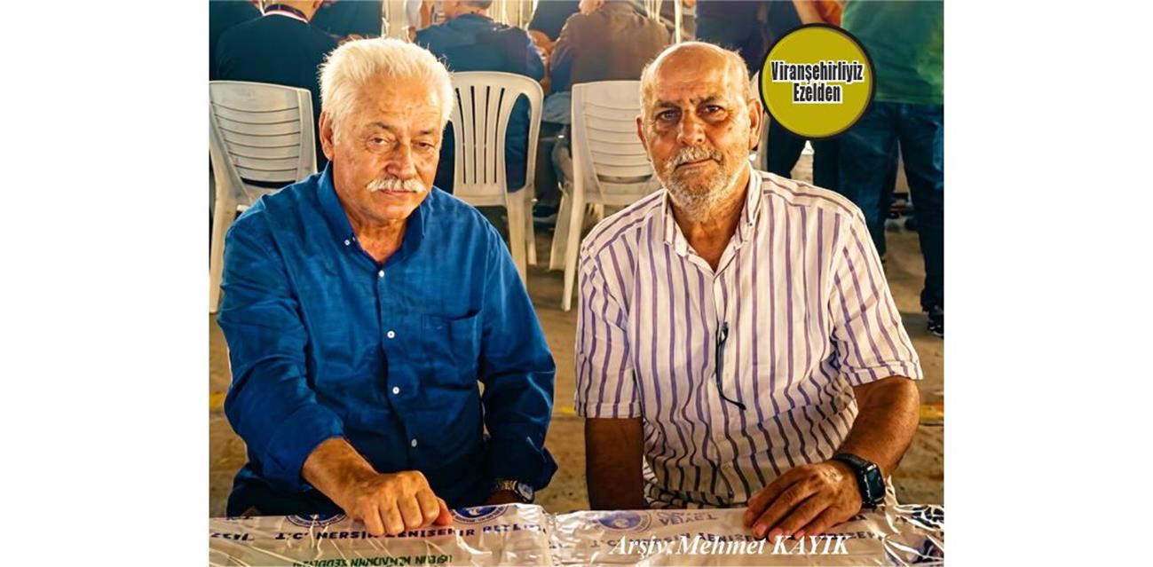Mersin İl Milli Eğitim Müdürlüğünden Emekli Personel Hüseyin Yaver ve Erkek Kuaförü Adil Aytar