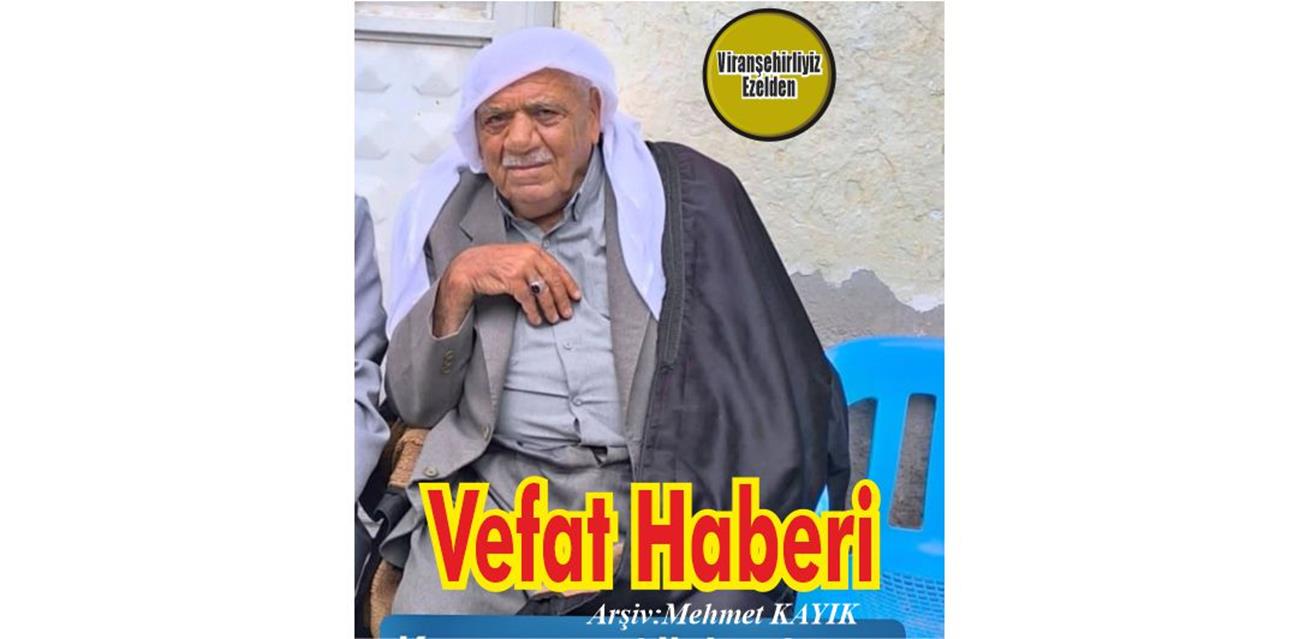 Mehmet Baran (Hemedê Eyo) Vefat etmiştir.