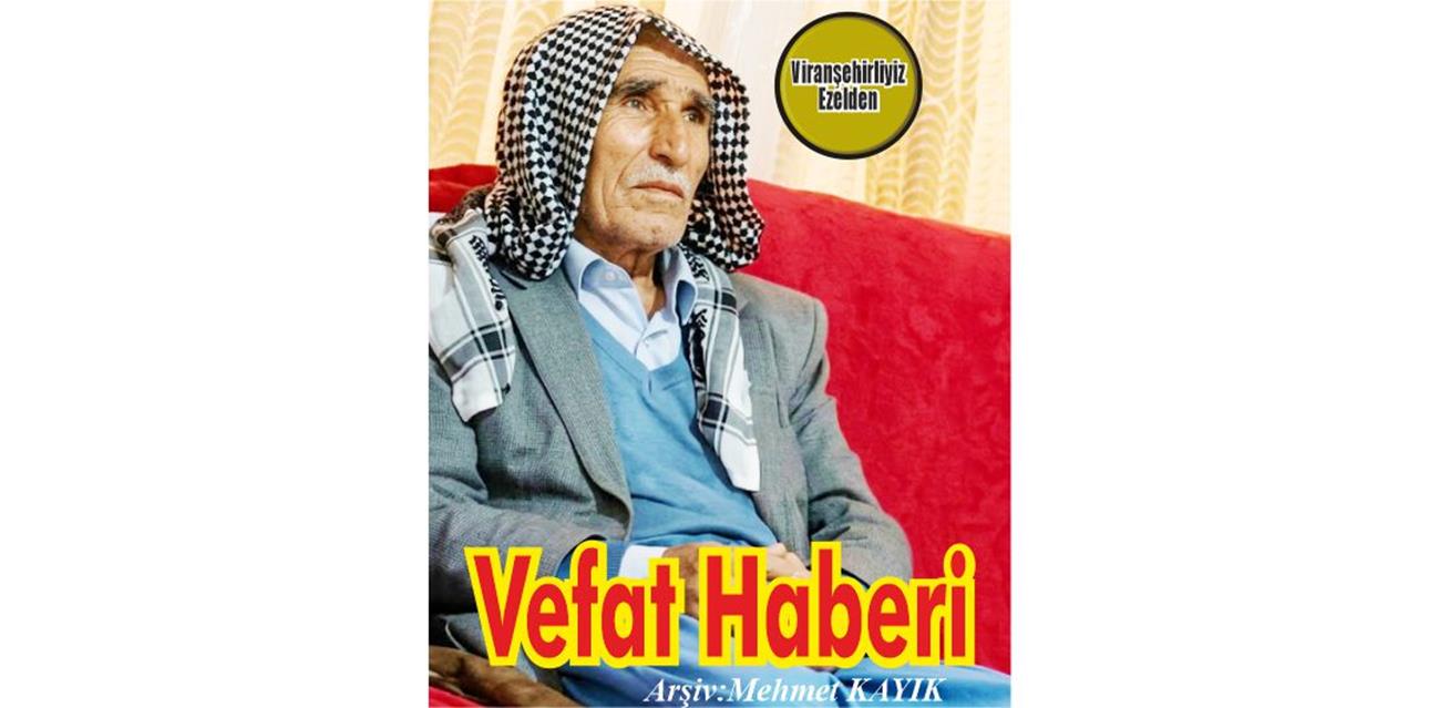 Mehmet Çelik (Hemê Kuto) Viranşehir’de Vefat etmiştir.
