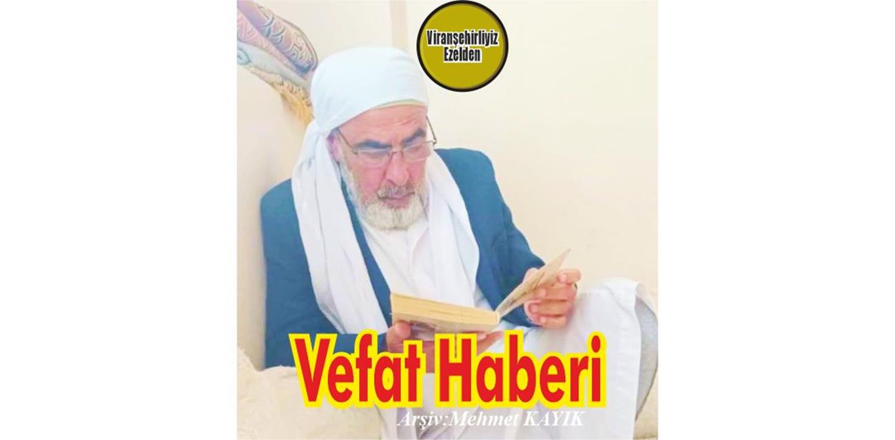 Hacı Ramazan Tatar Viranşehir Devlet Hastanesinde Tedavi Görmekte iken, Vefat etmiştir.