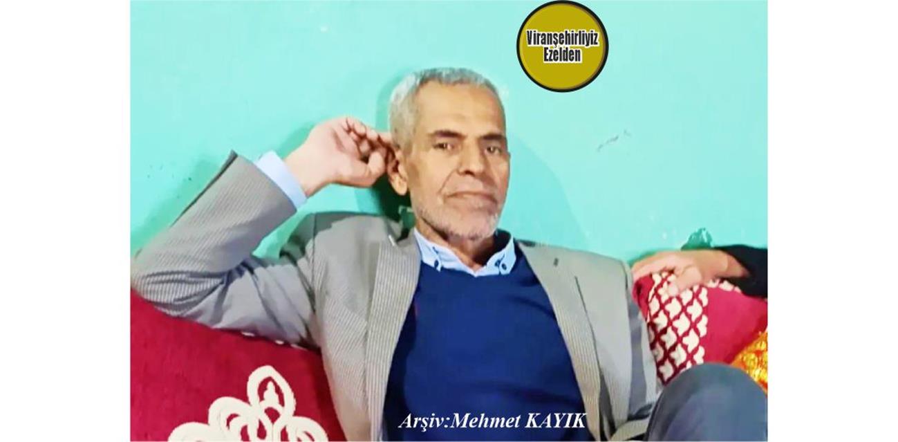Viranşehir’de Ibhema Aşireti Değerlerinden Olan, Merhum Suphi Talik