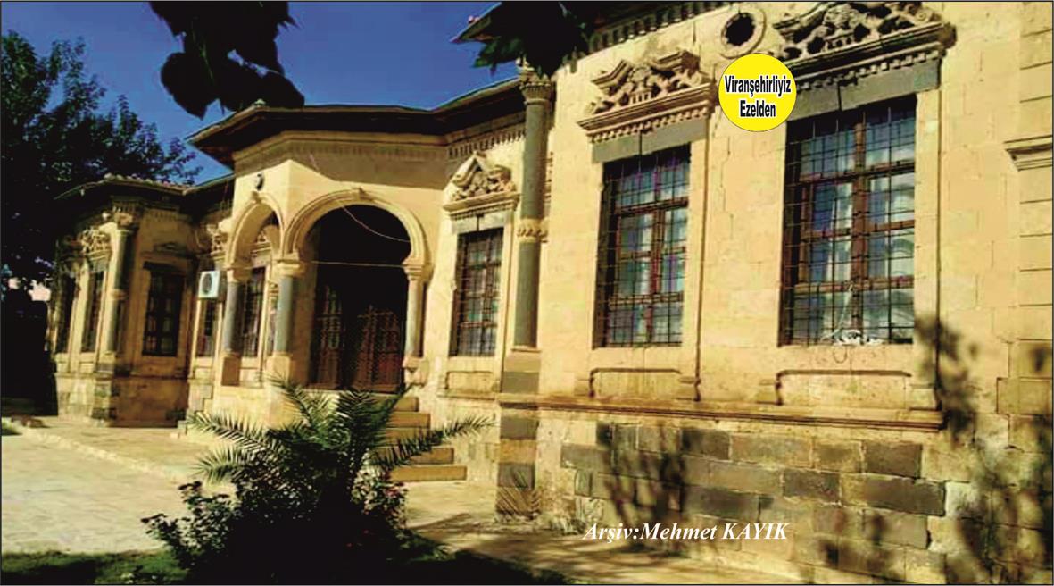 Viranşehir Gölbaşı Mahallesinde Bulunan İbrahimpaşa Konağına (İlçe Kütüphane Müdürlüğü)