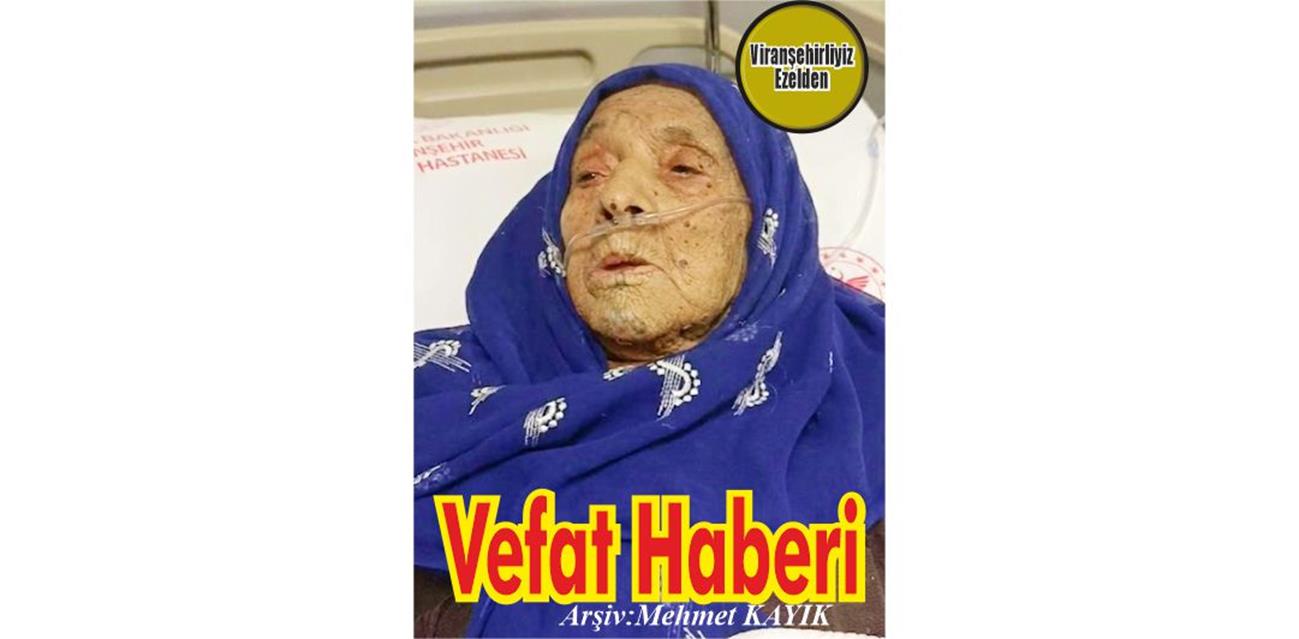 Rahime İlanko Viranşehir’de Vefat etmiştir.