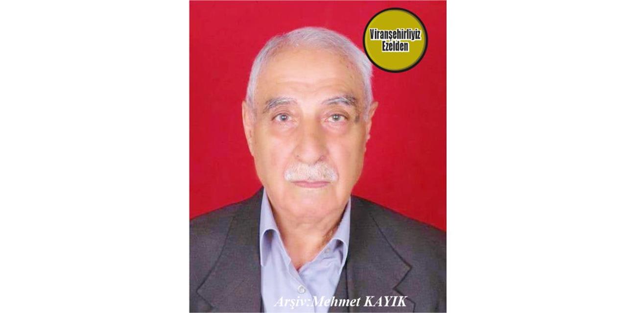 Viranşehir’de Sevilen Değerlerimizden Olan, Merhum Süleyman Etli(Süleymanê Aso)