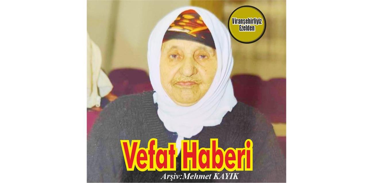 Fatma Demir Vefat etmiştir.
