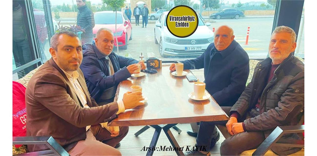 Viranşehir’de Dava Adamı ve Kanaat Önderi Olarak Hizmet Yapmış, Sevilen İnsan Avukat Mehmet Münir Öztürk, Kerim Etli, Sinan Erdemci ve Mehmet Hadi Öztürk