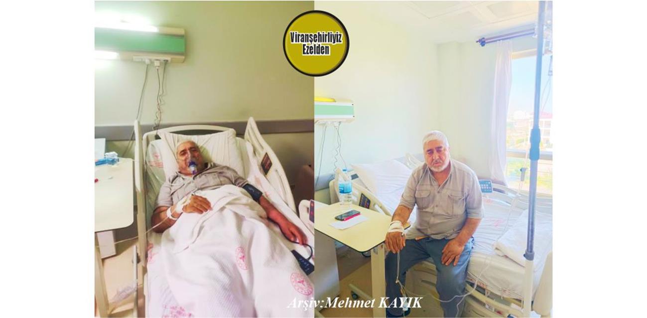 İnternet Medya Gazetemiz Viranşehirliyiz Ezelden Köşe Yazarlarımızdan Olan, Müzik Söz Yazarı Yusuf Sami Çalman Hastanede Tedavi altına alınmış