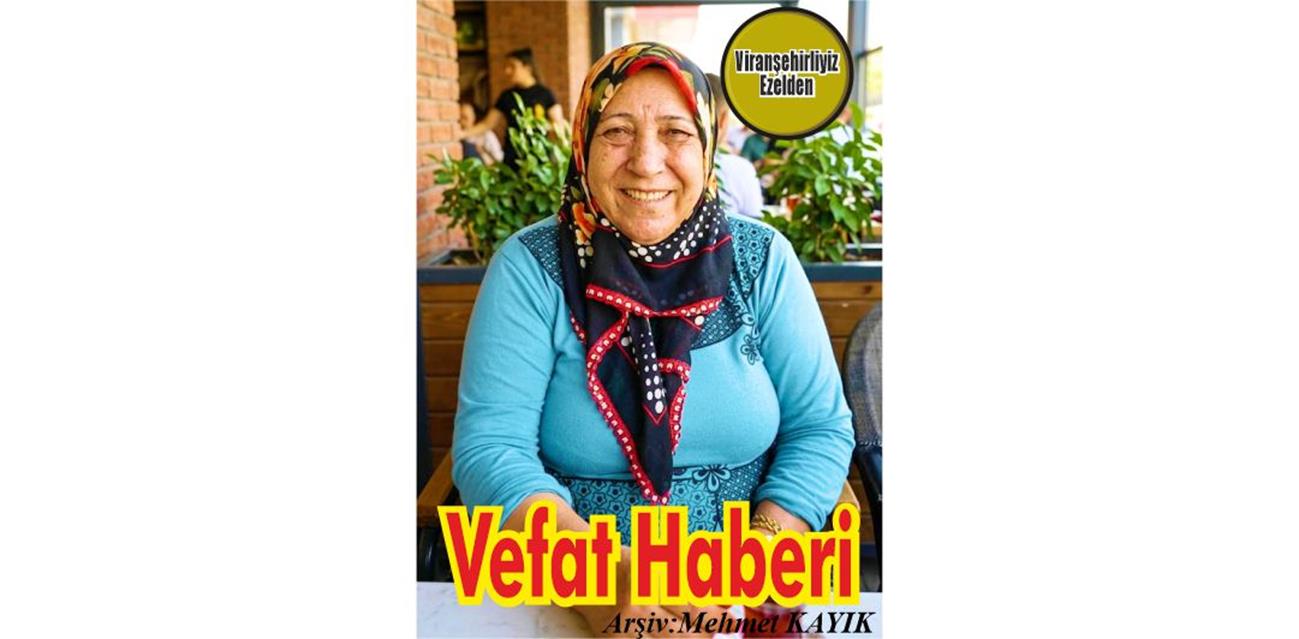 Hatice Meloğlu Tekirdağ Çorlu’da Vefat etmiştir.