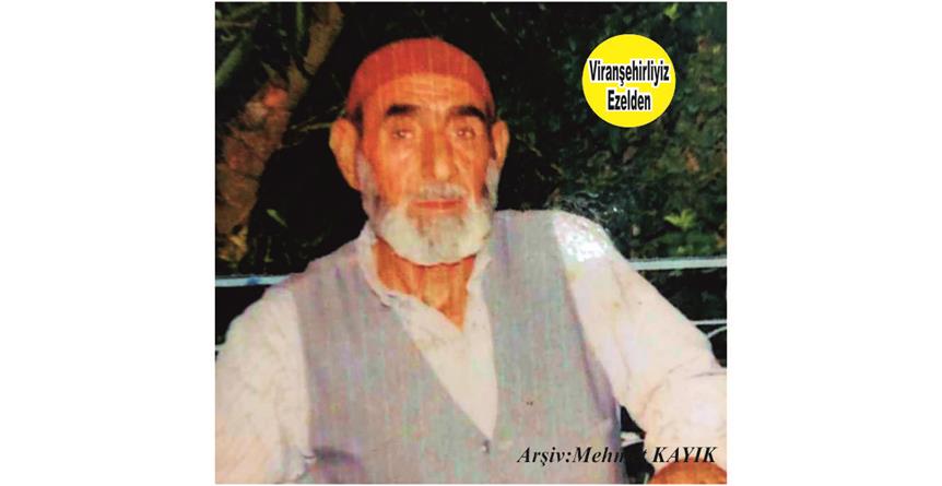 Viranşehir Dörtyol Mevkiinde Esnaflık Yapmış, Merhum Bekir Çelikten(Bekirê Êli)